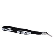 USC Trojans Black 3/8" Woven Key Strap